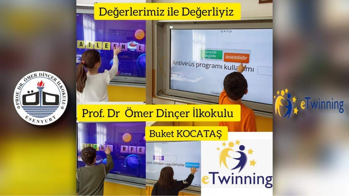 Değerlerimiz ile Değerliyiz E-twinning Projesi Web 2 Araçları e-Safety Oyunları Etkinliği 